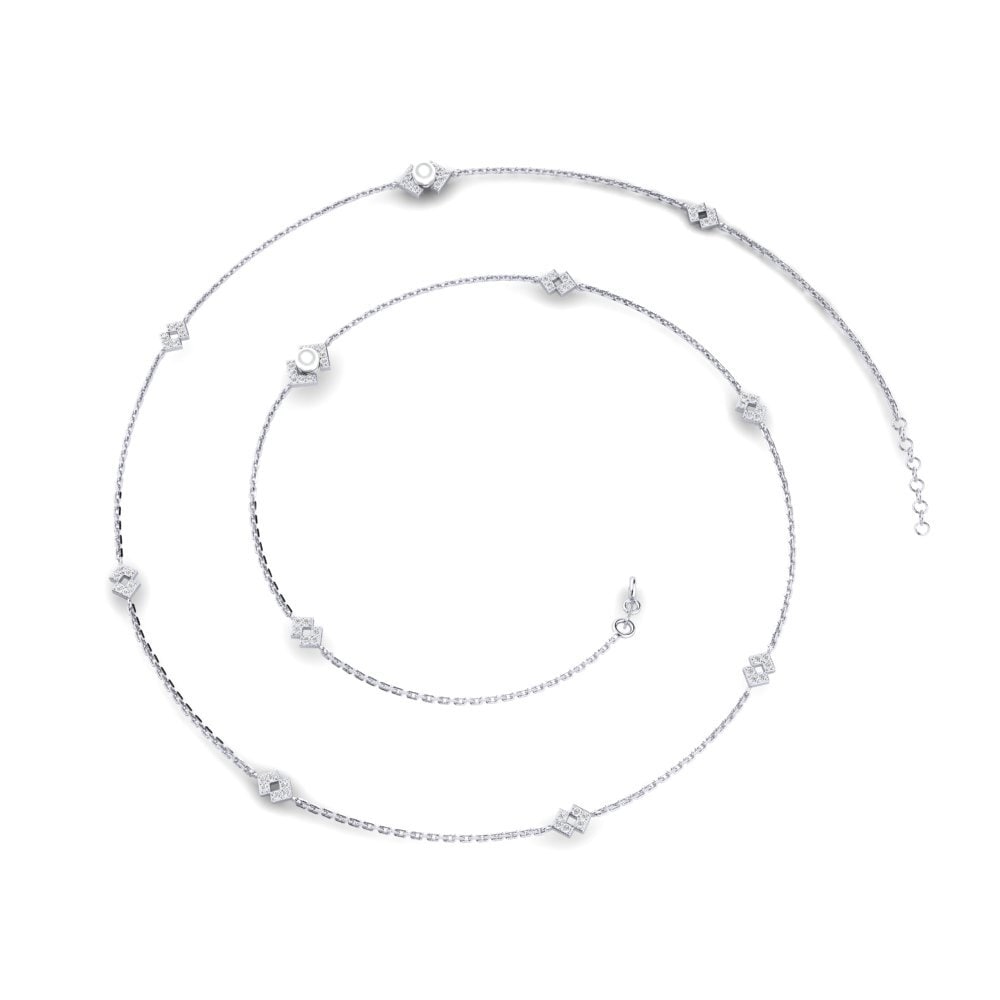 950 Platinum Women's Necklace Tiea