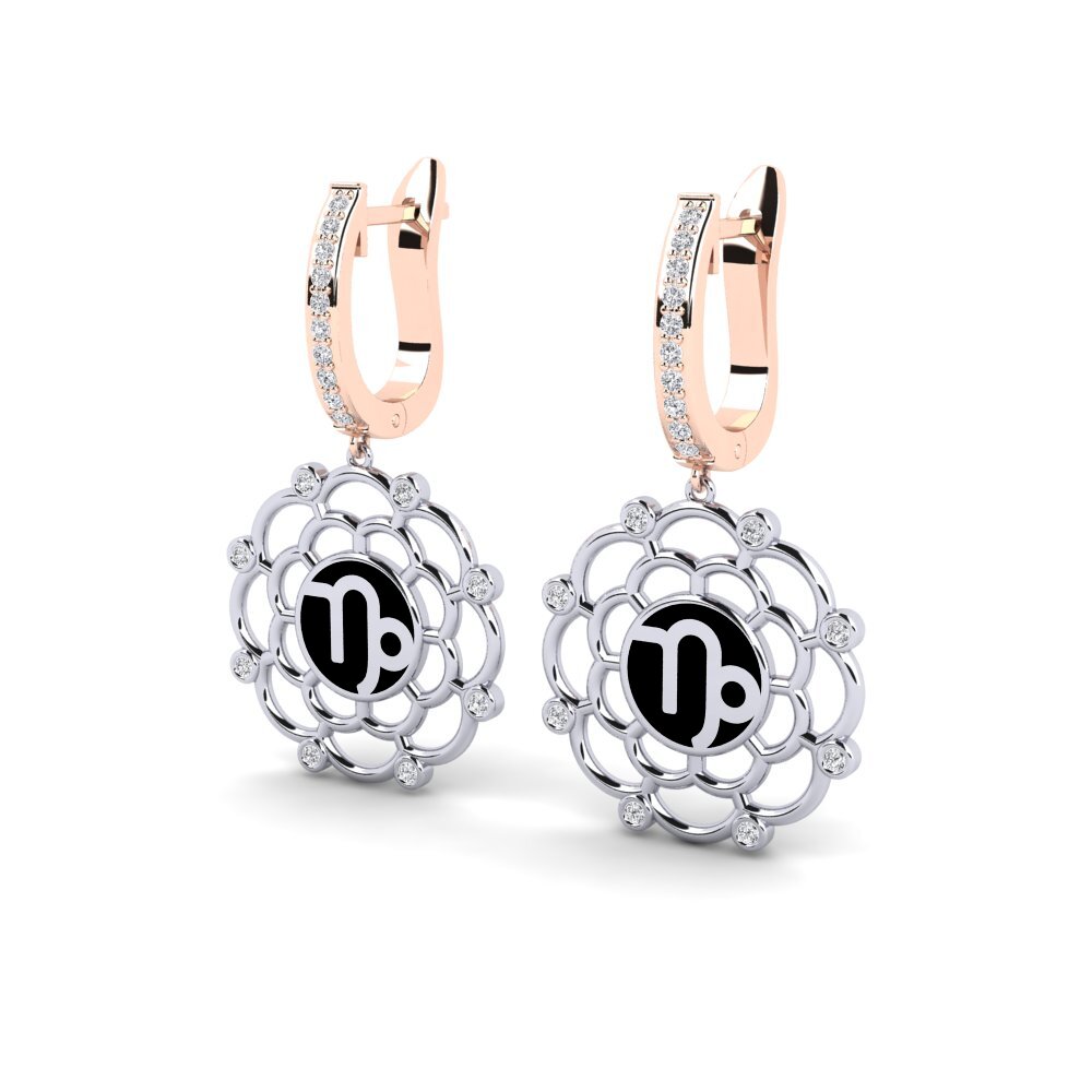 Lab Grown Diamond Women's Earring Buxi - Capricorn