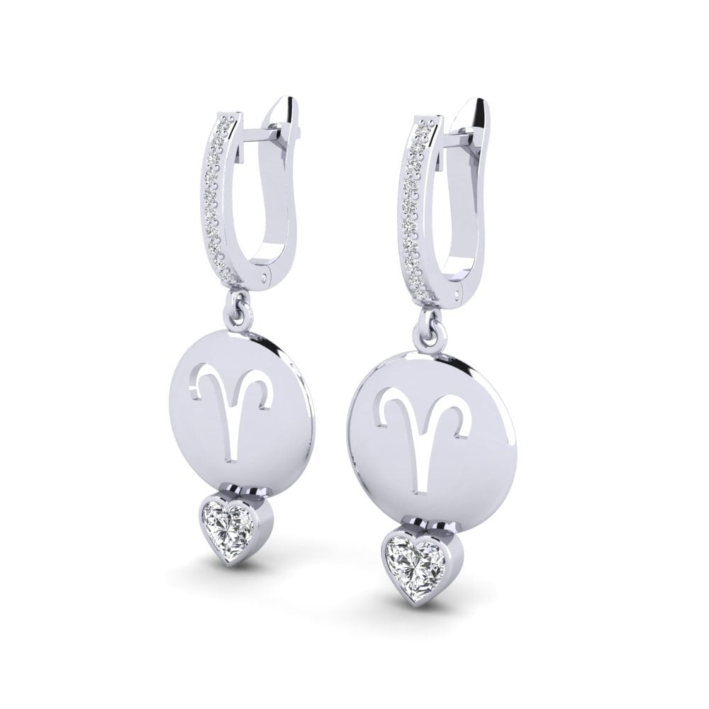 Lab Grown Diamond Women's Earring Nebug - Aries