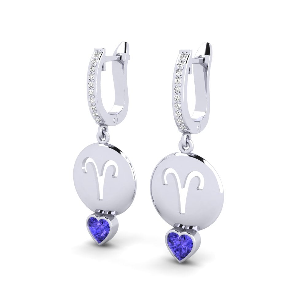 Tanzanite Boucle d'oreille femme Nebug - Aries
