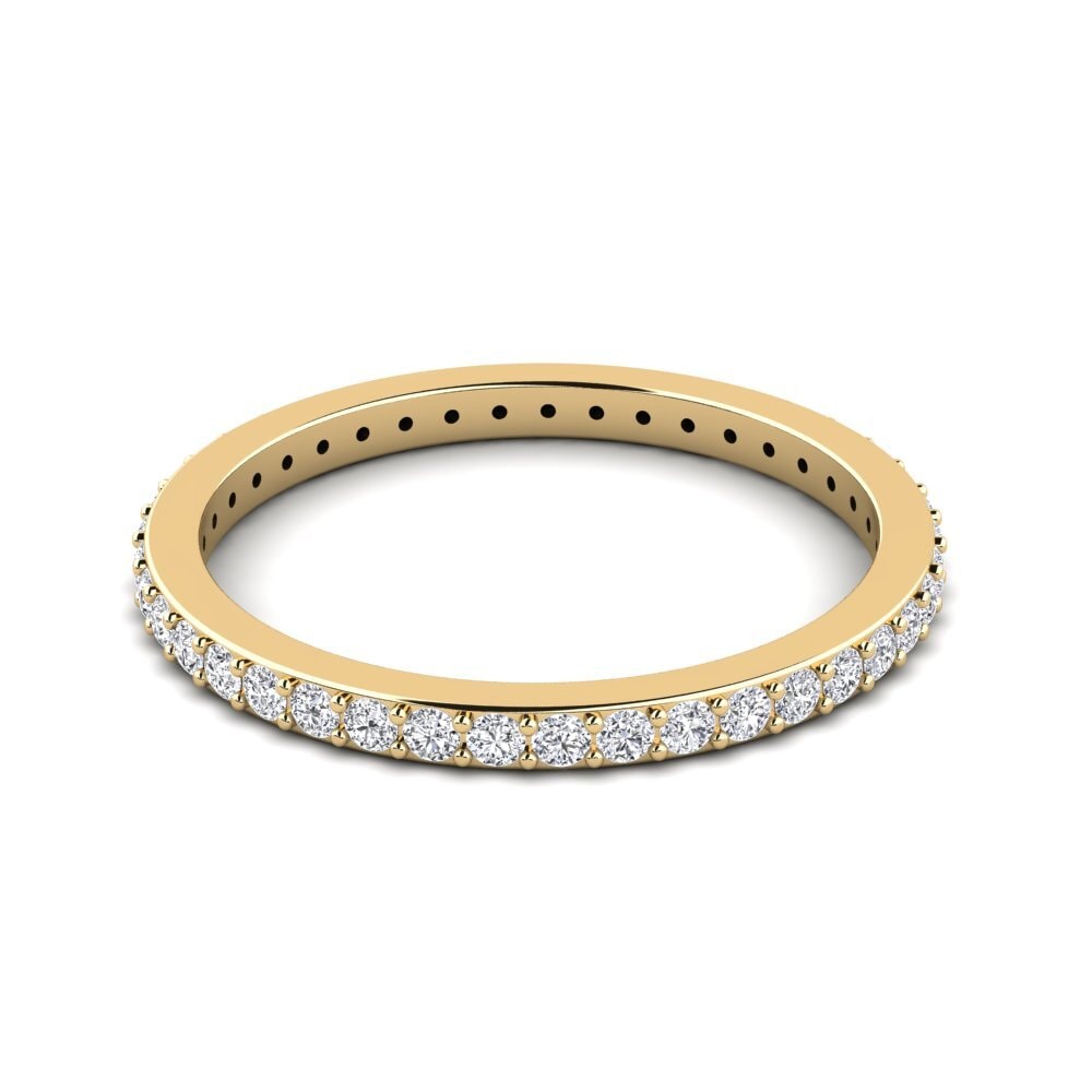 Labor-gezüchteter Diamant Stapelbarer Ring Adgi - B