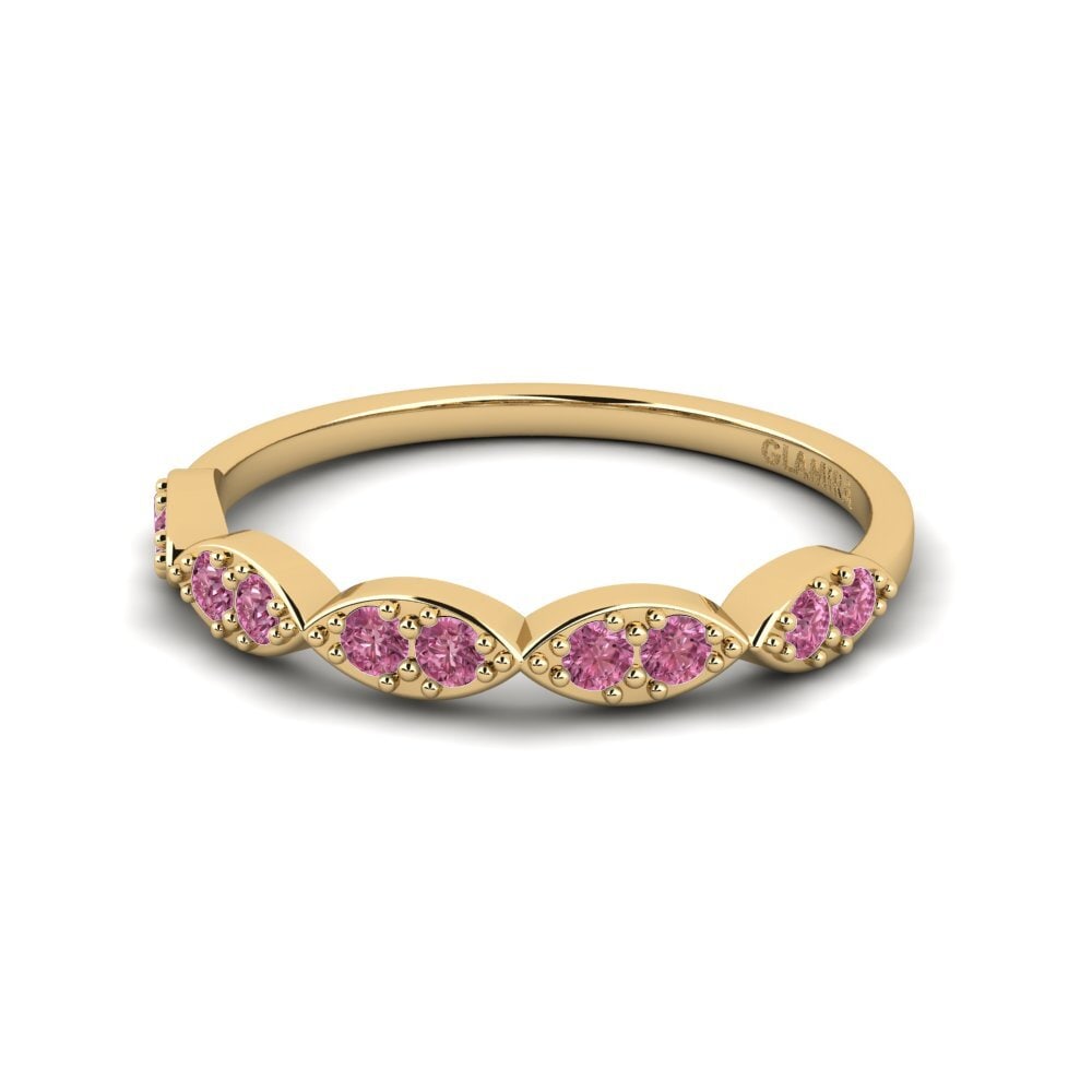 Rhodolite Garnet Stackable Ring Agungo - A
