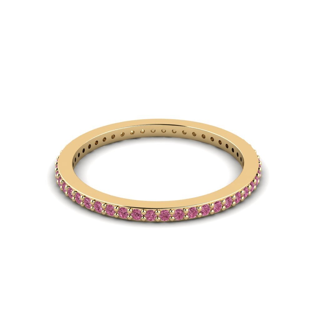 Rhodolite Garnet Stackable Ring Anethes - B