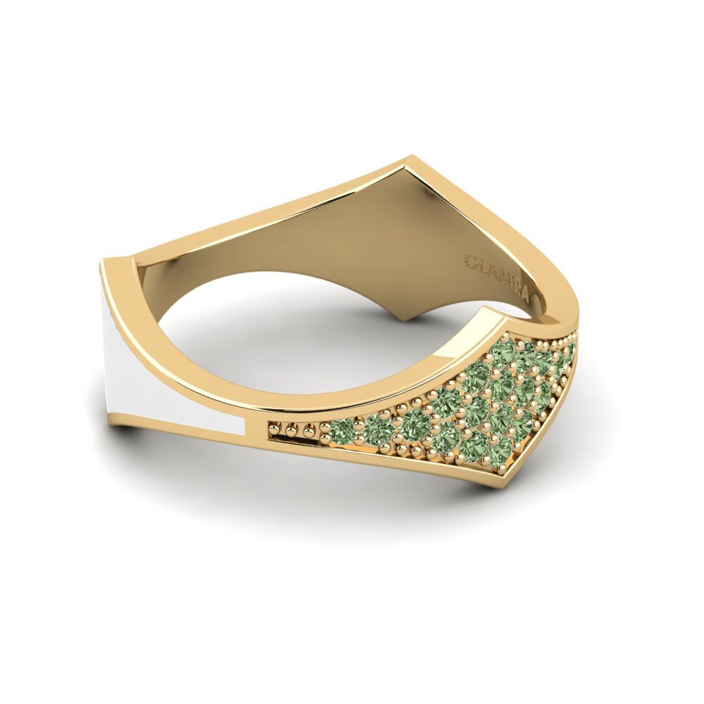 Grüner Diamant Ring Anitha - B
