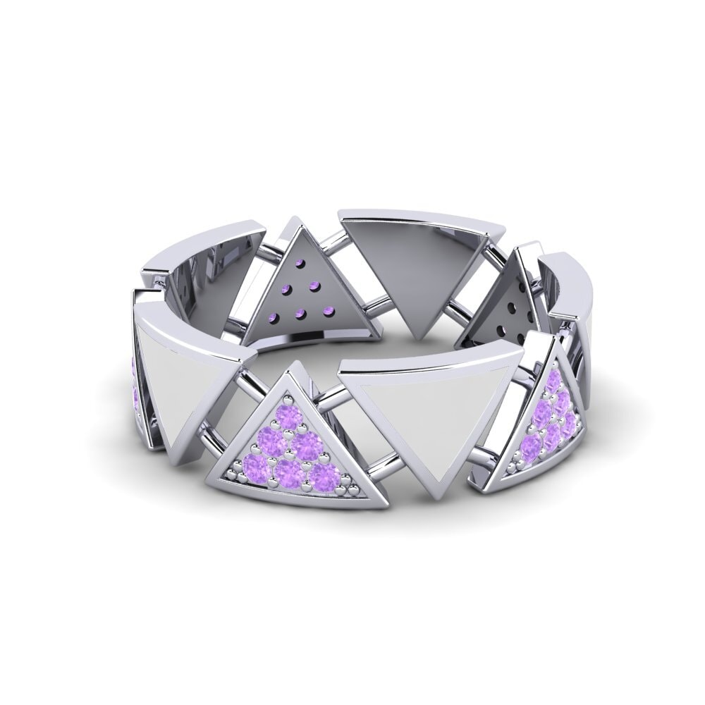 Amethyst Stapelbarer Ring Beatrices