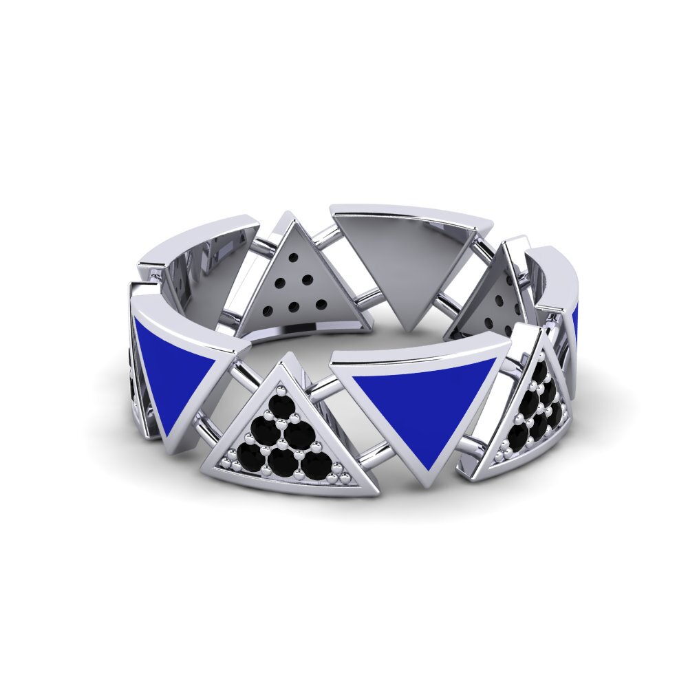 Black Diamond Stackable Ring Beatrices