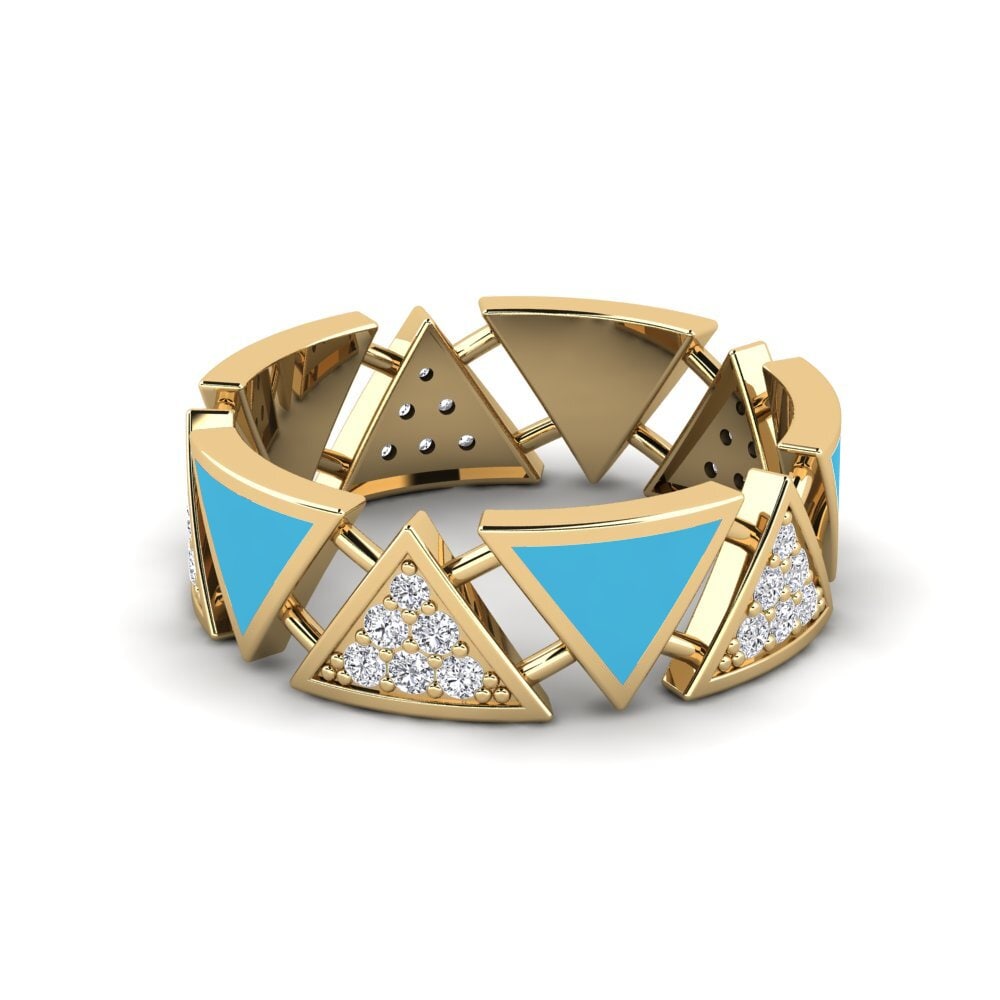 Gelbgold 750 Stapelbarer Ring Beatrices