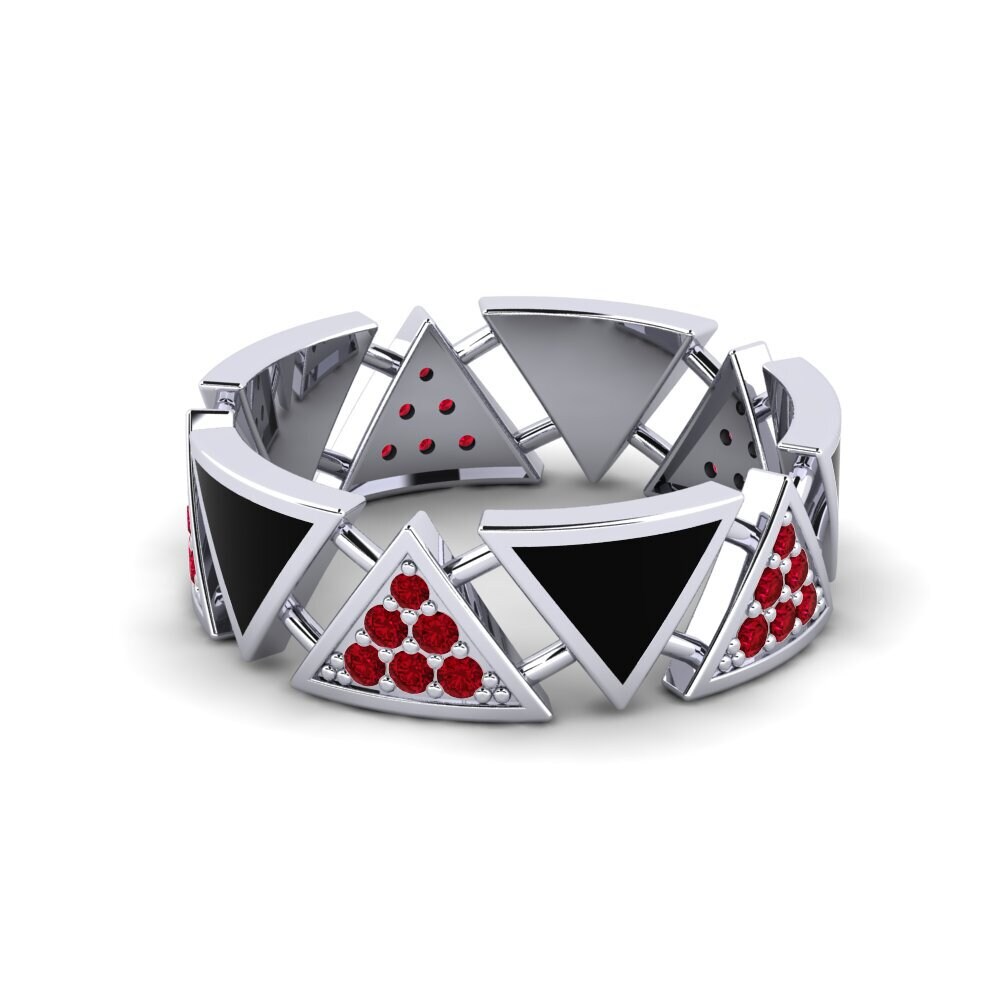 Circonita Roja Anillo apilable Beatrices