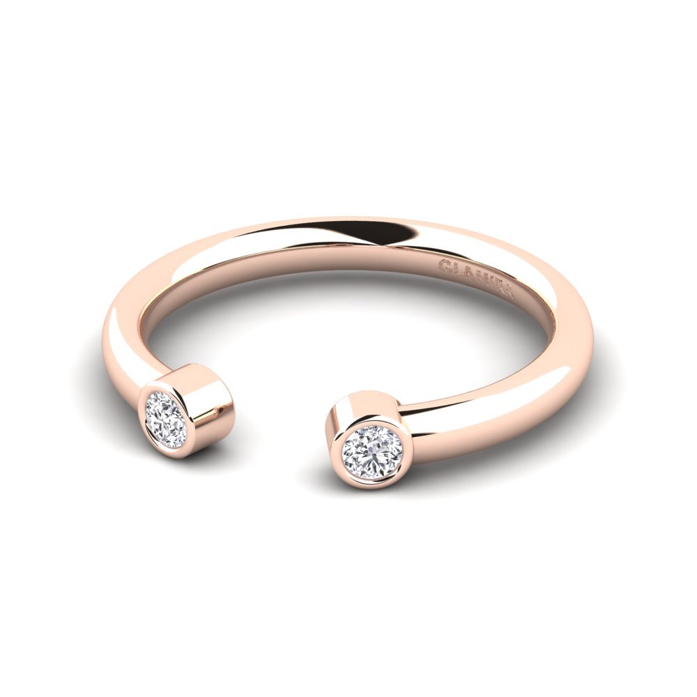 Labor-gezüchteter Diamant Stapelbarer Ring Biscep - B