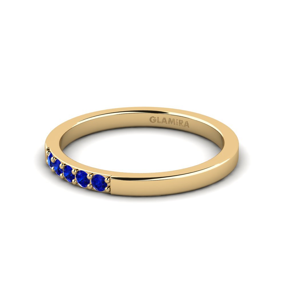 Saphir Stapelbarer Ring Embier - B