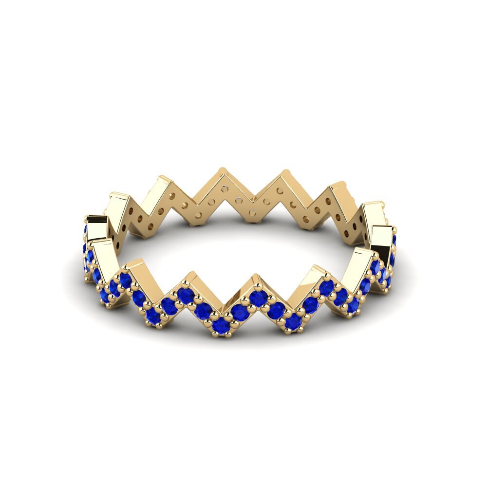 Saphir Stapelbarer Ring Enor - A