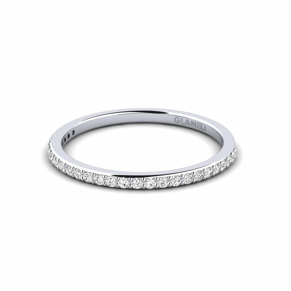 Moissanite Stackable Ring Fatint - C