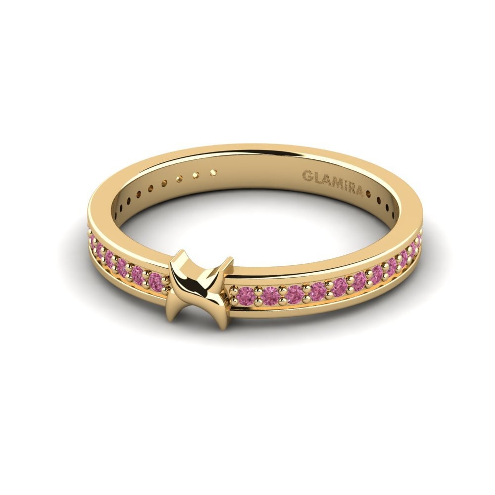 Rhodolite Garnet Stackable Ring Josatye - B