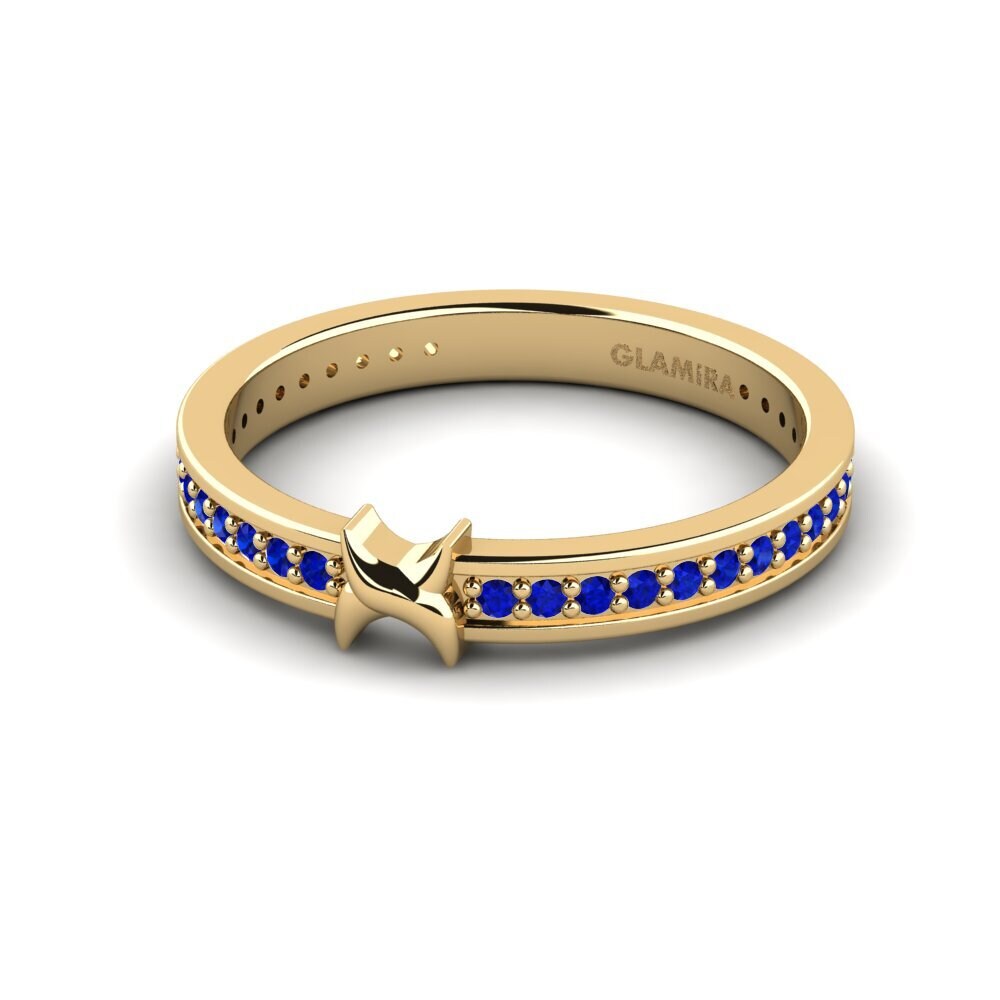 Saphir Stapelbarer Ring Josatye - B