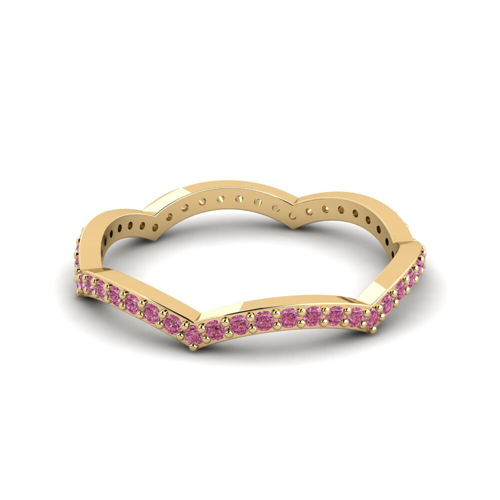 Rhodolite Garnet Stackable Ring Magrit - B