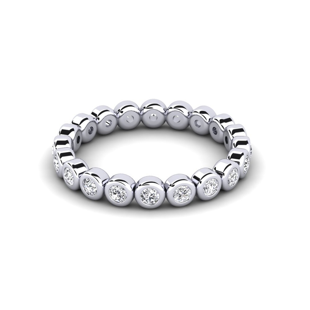 Labor-gezüchteter Diamant Stapelbarer Ring Menga - A