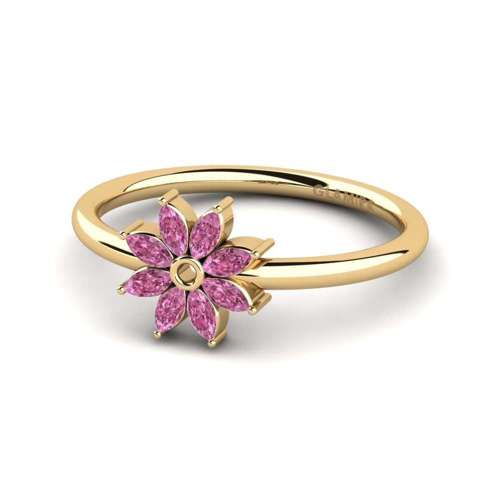 Granate Rhodolite Anillo Ulmetie - B