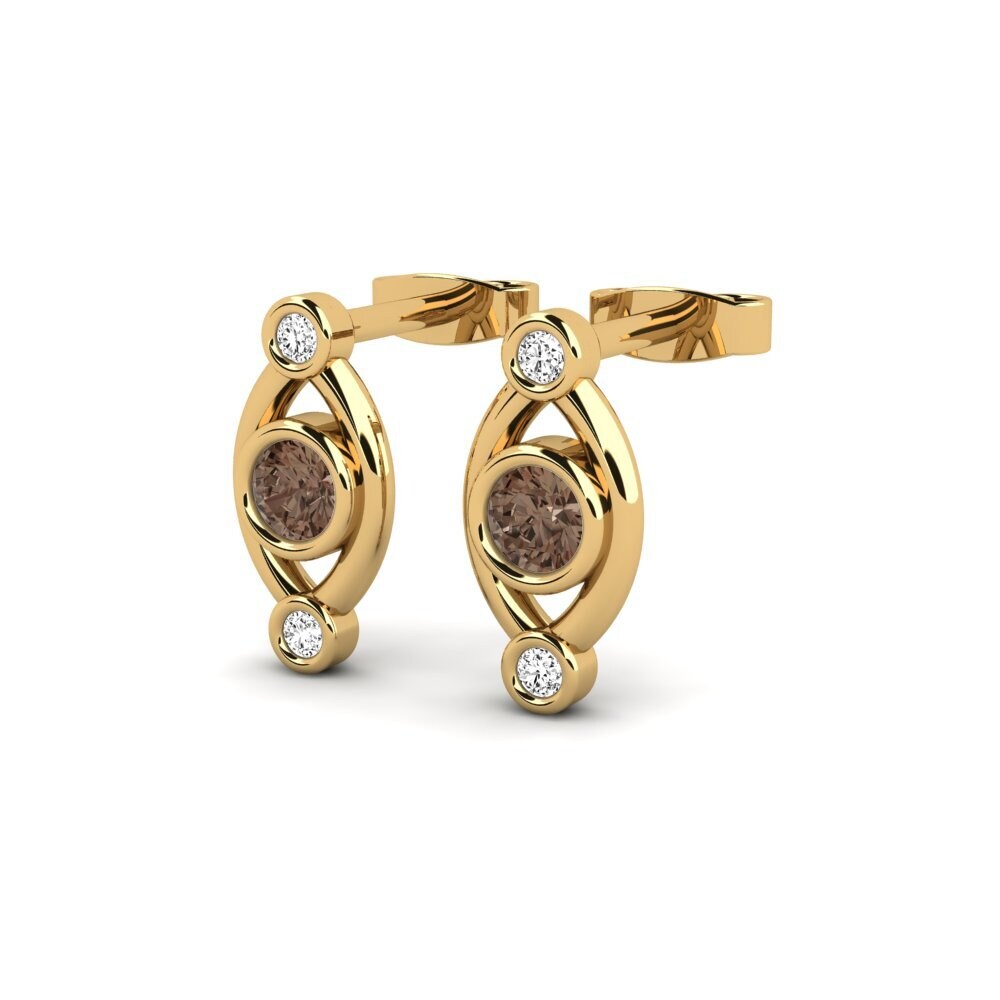 Smoky Quartz Women's Earring Aritches