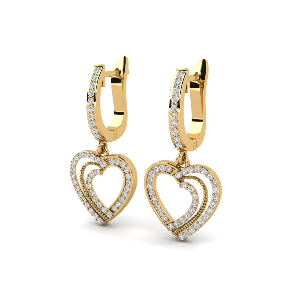 9ct Yellow Gold Women's Earring Bonnis