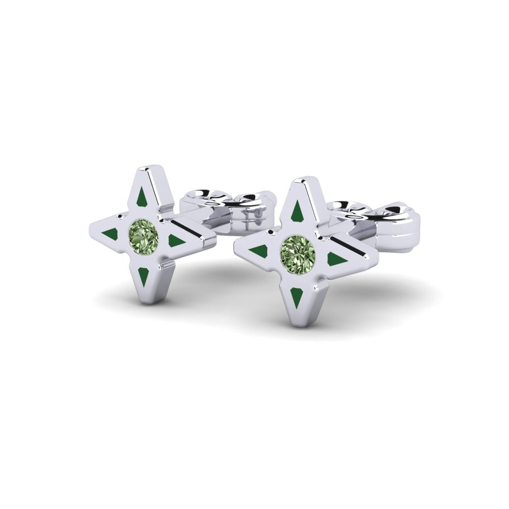 Diamante Verde Pendiente de mujer Cyclist