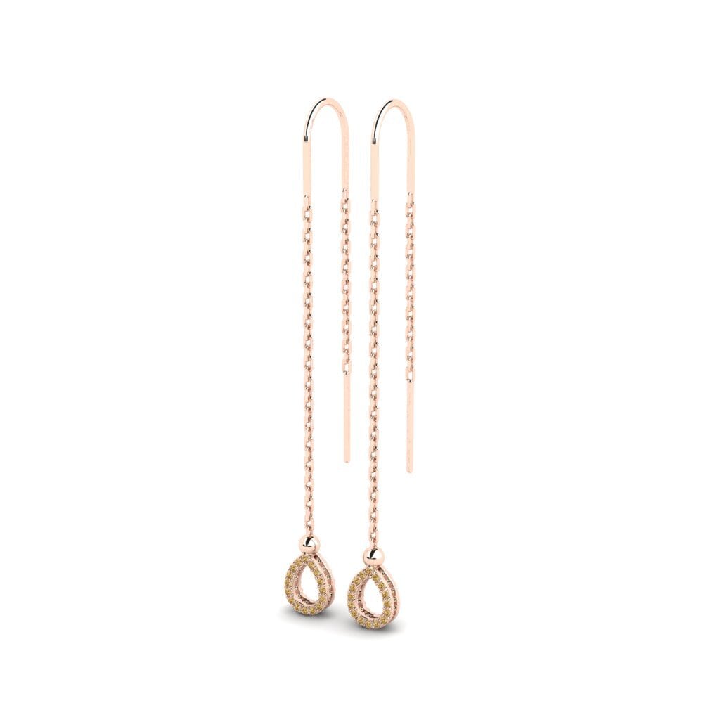 Oro Rosso 750 Orecchino da donna Ehjertu