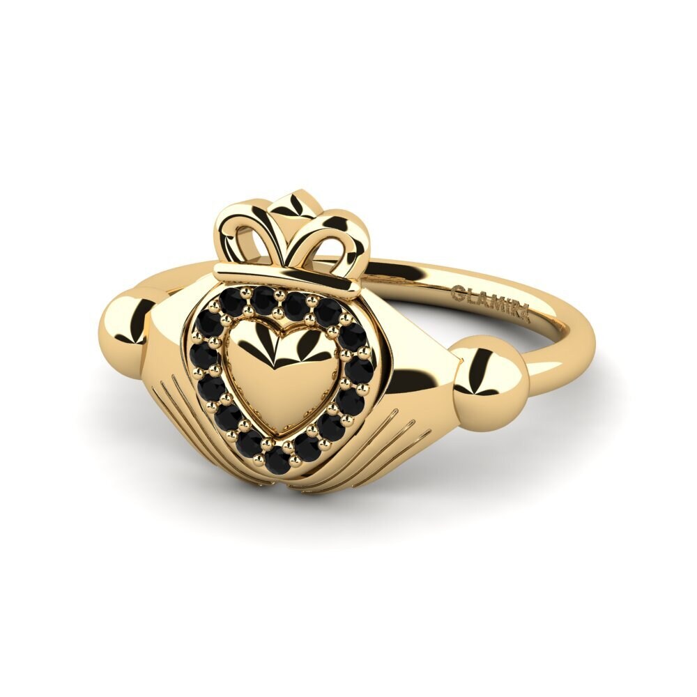 Diamante Negro Anel Awalle