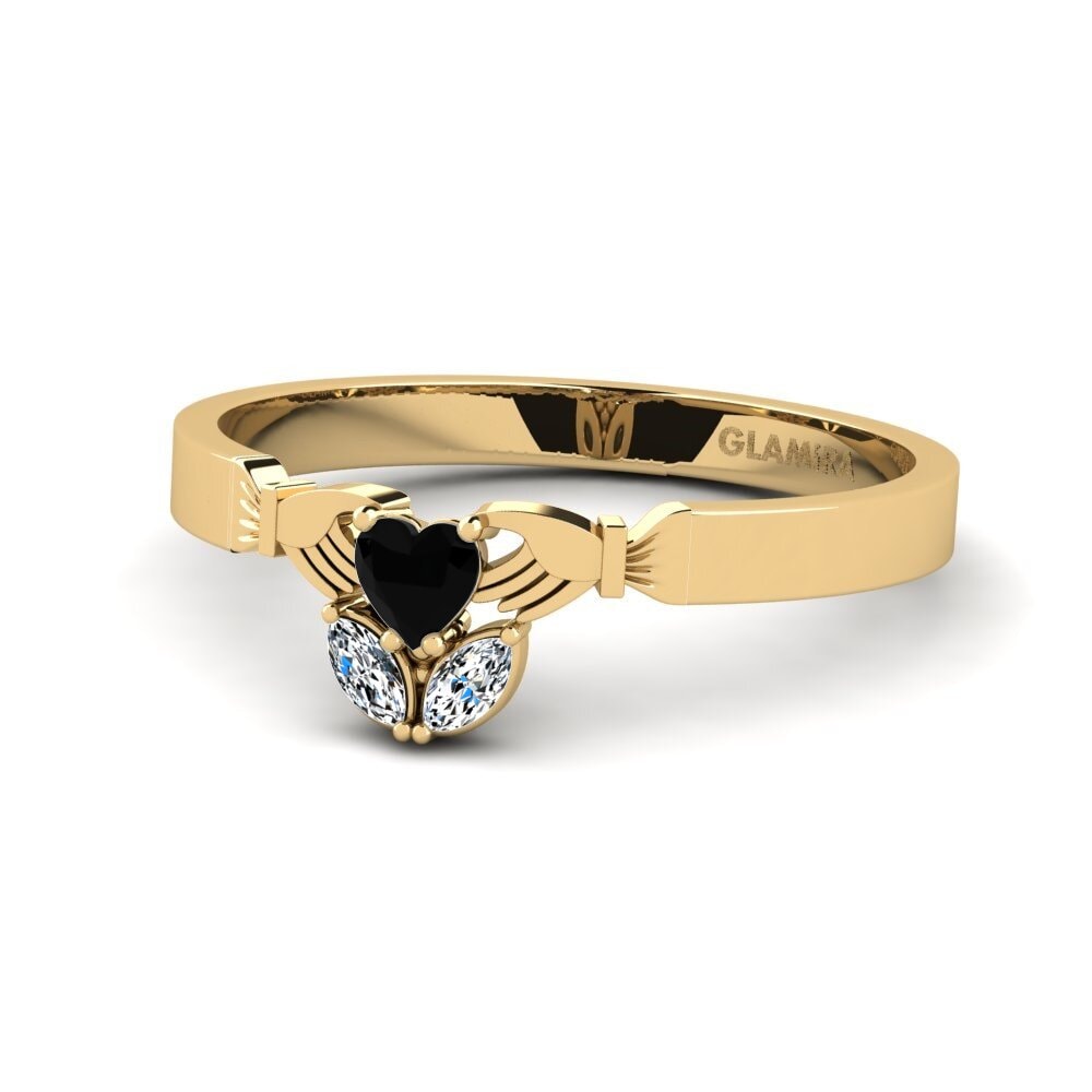 Diamante Negro Anel Jukane