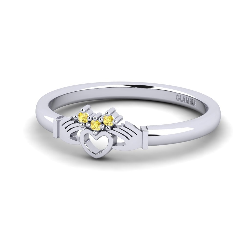 Gelber Saphir Ring Loblav
