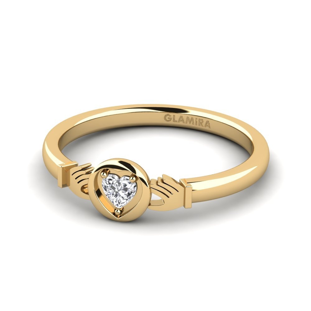 Diamante cultivado en laboratorio Anillo Netig