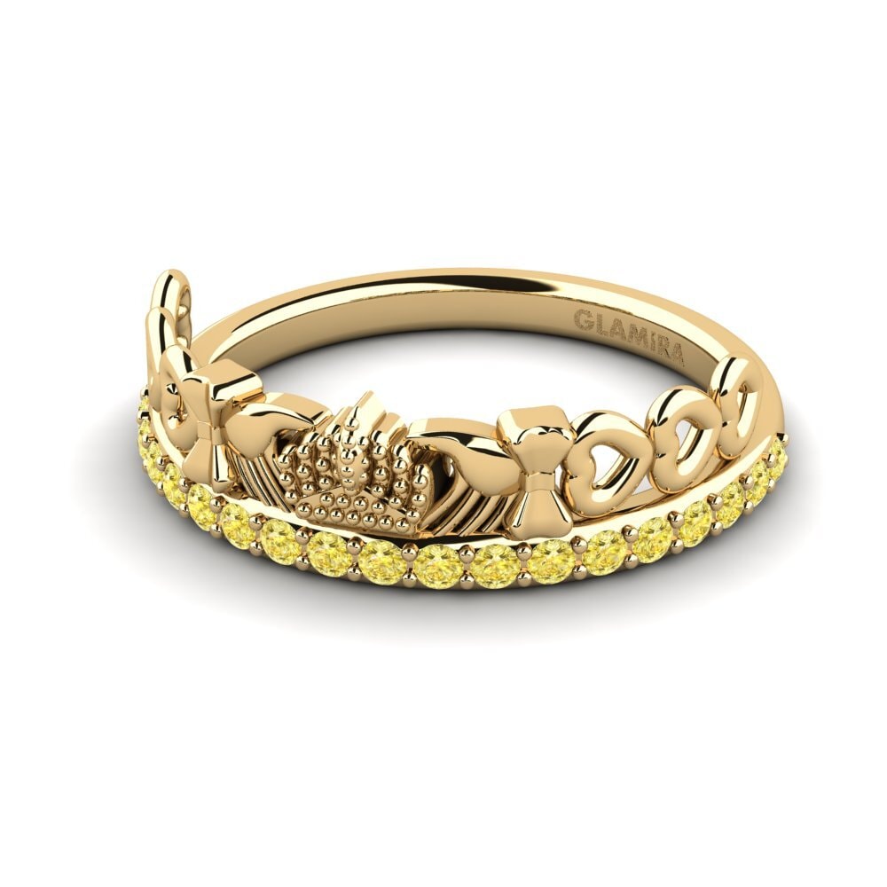 Gelber Saphir Ring Neymbar