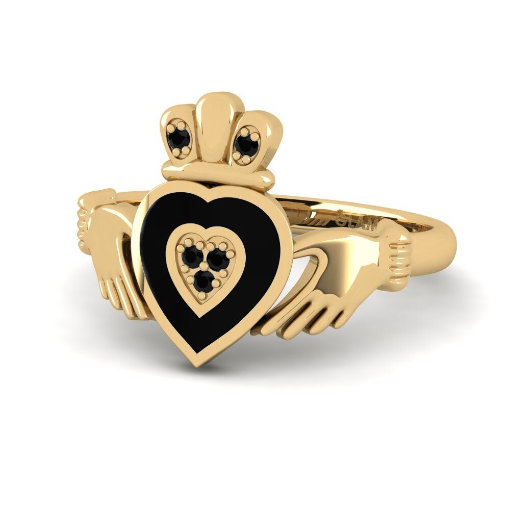 Diamante Negro Anel Nycalc