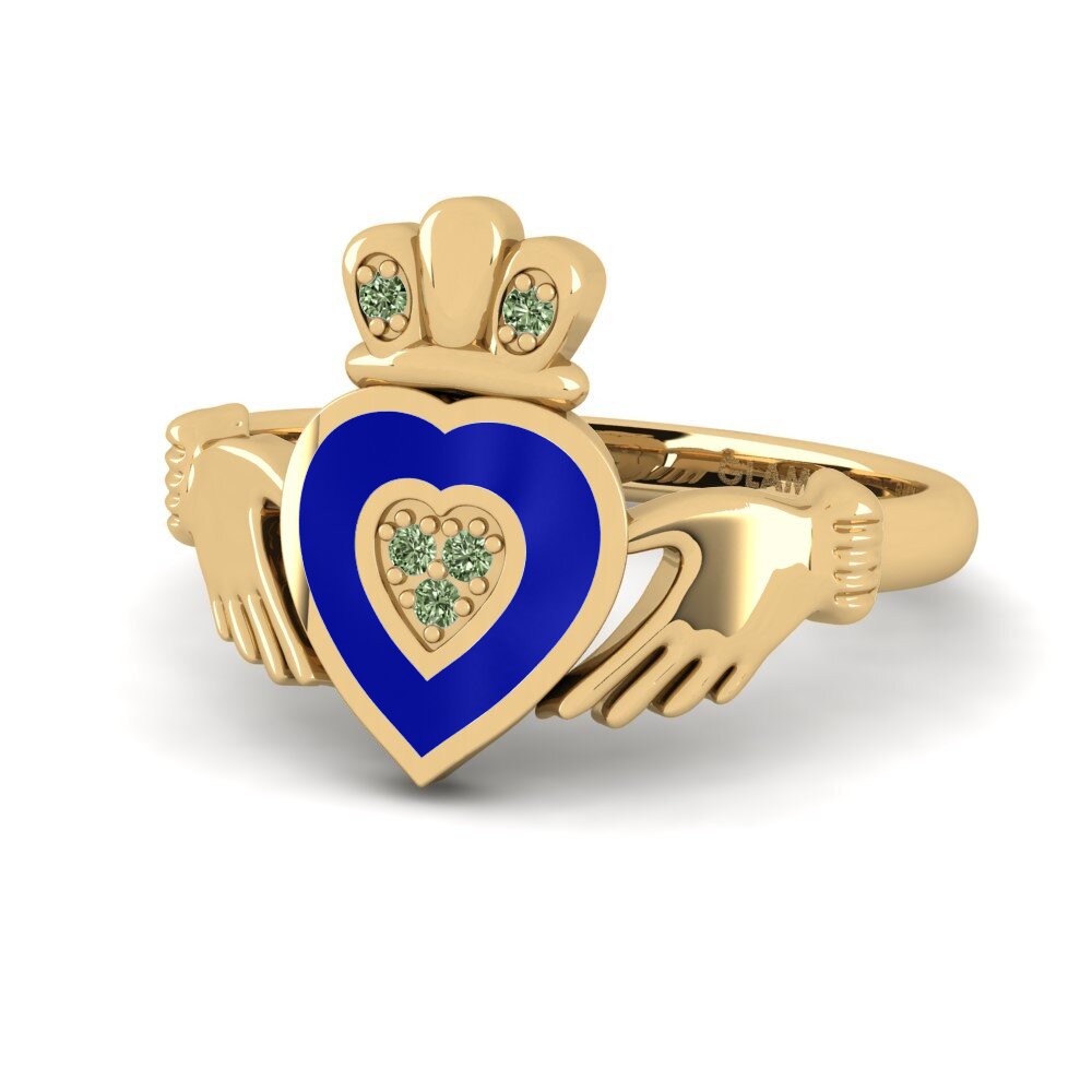 Grüner Diamant Ring Nycalc