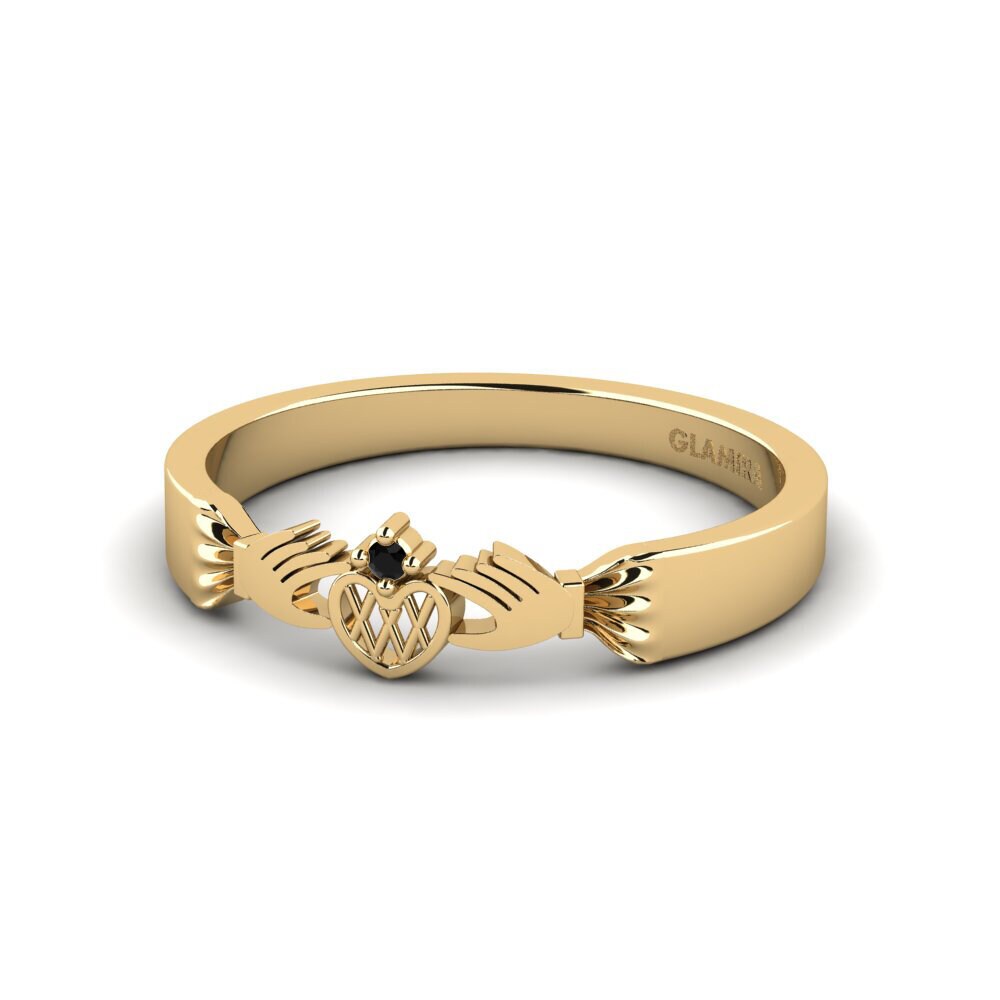 Diamante Negro Anel Ptypean