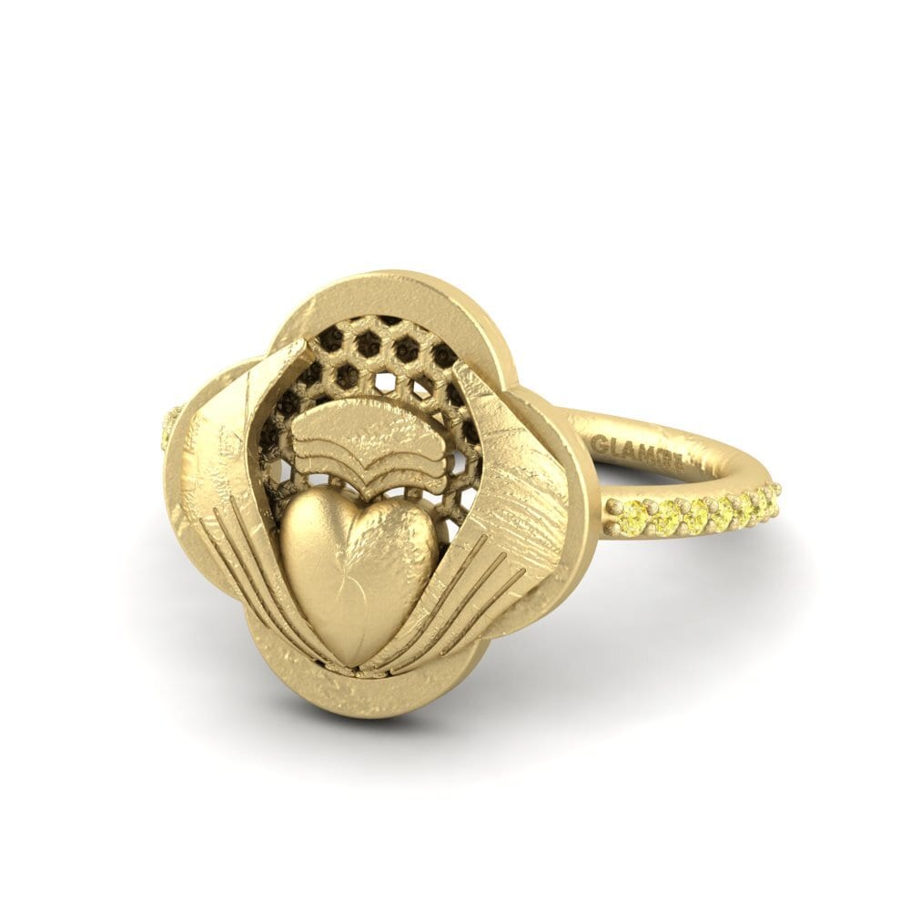 Gelber Saphir Ring Stings
