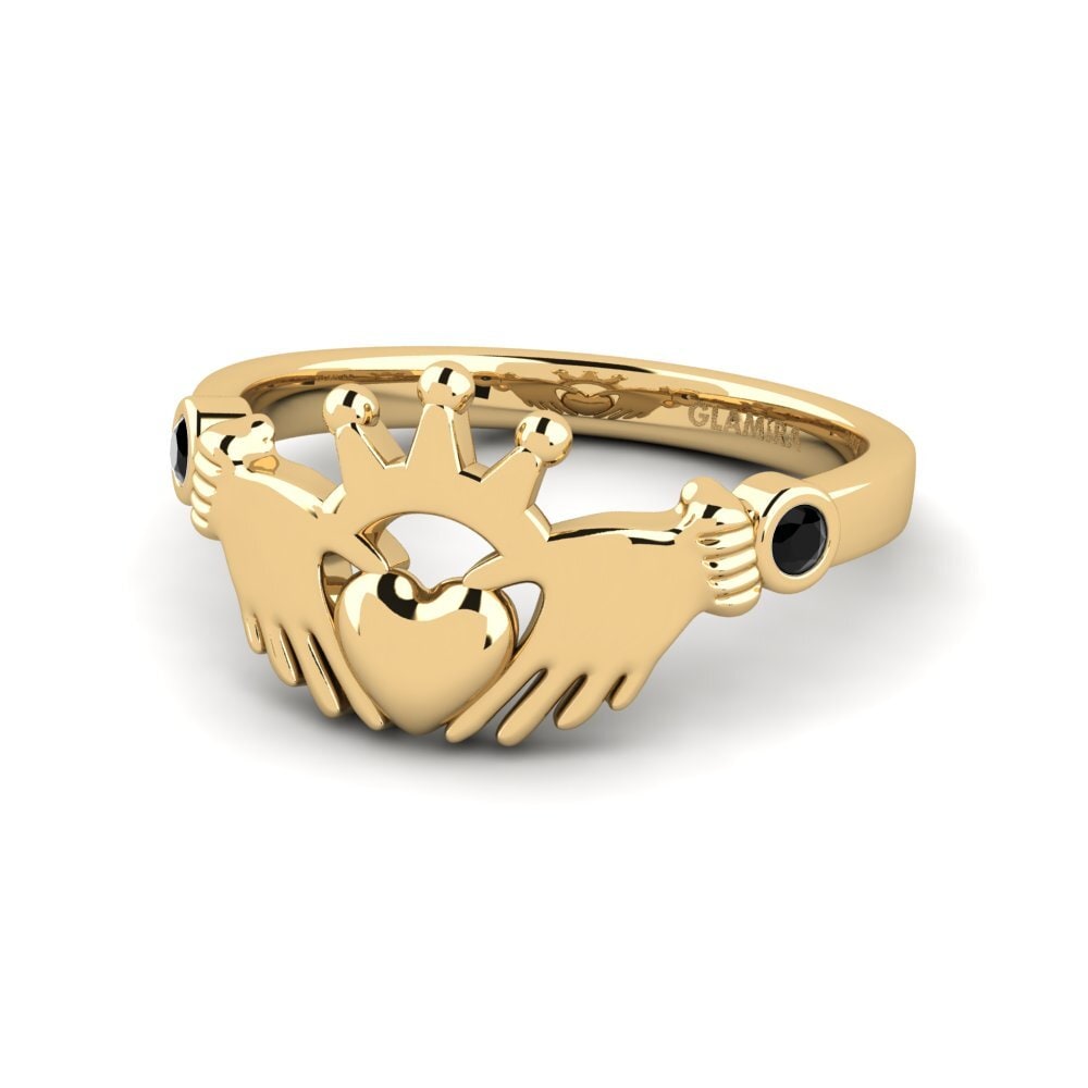 Diamante Negro Anel Swyra
