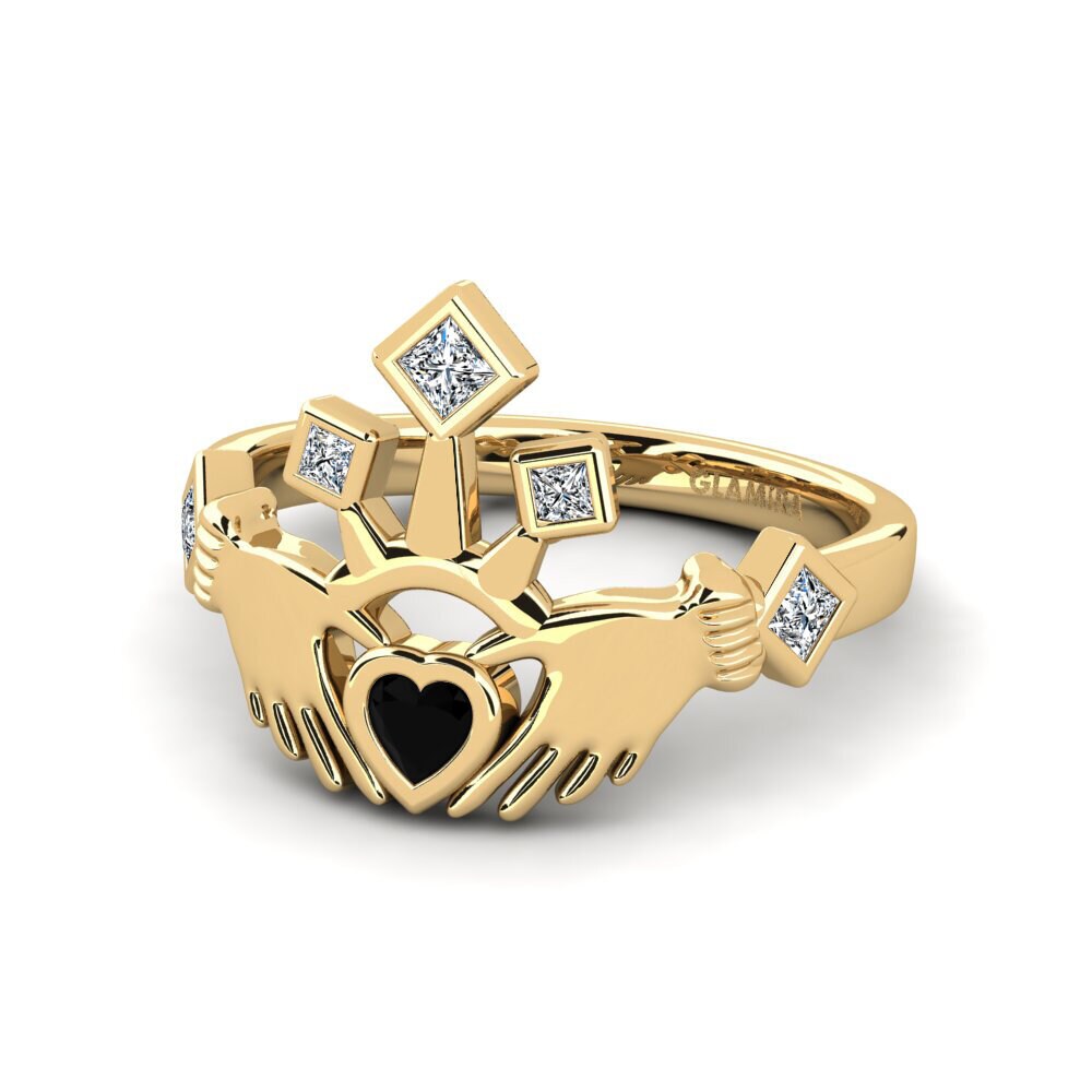 Diamante Negro Anel Tyrma