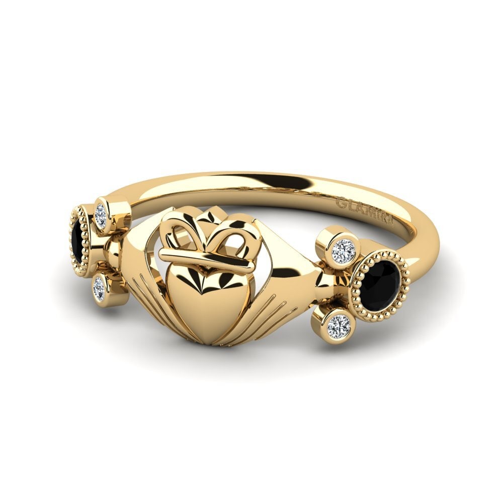 Diamante Negro Anel Weki
