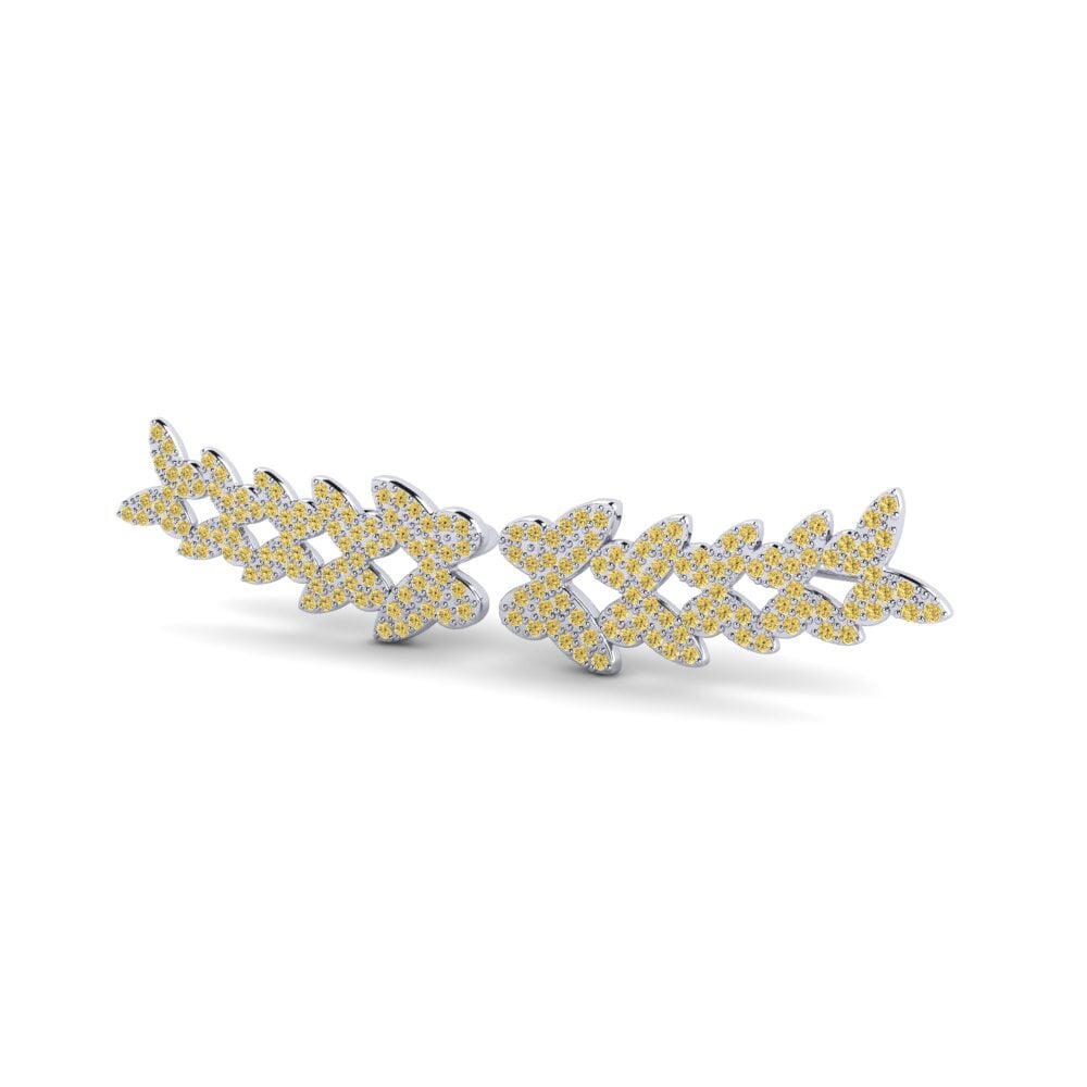 Yellow Diamond Women's Earring Cwit