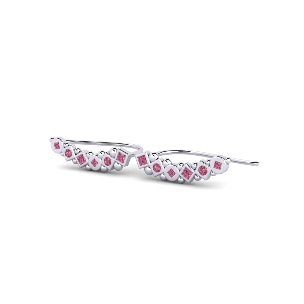 Mixed Rhodolite Garnet Women's Earring Deota