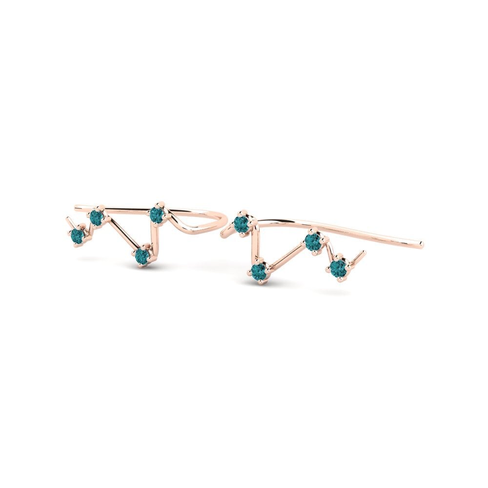 Blue Diamond Women's Earring Elkie