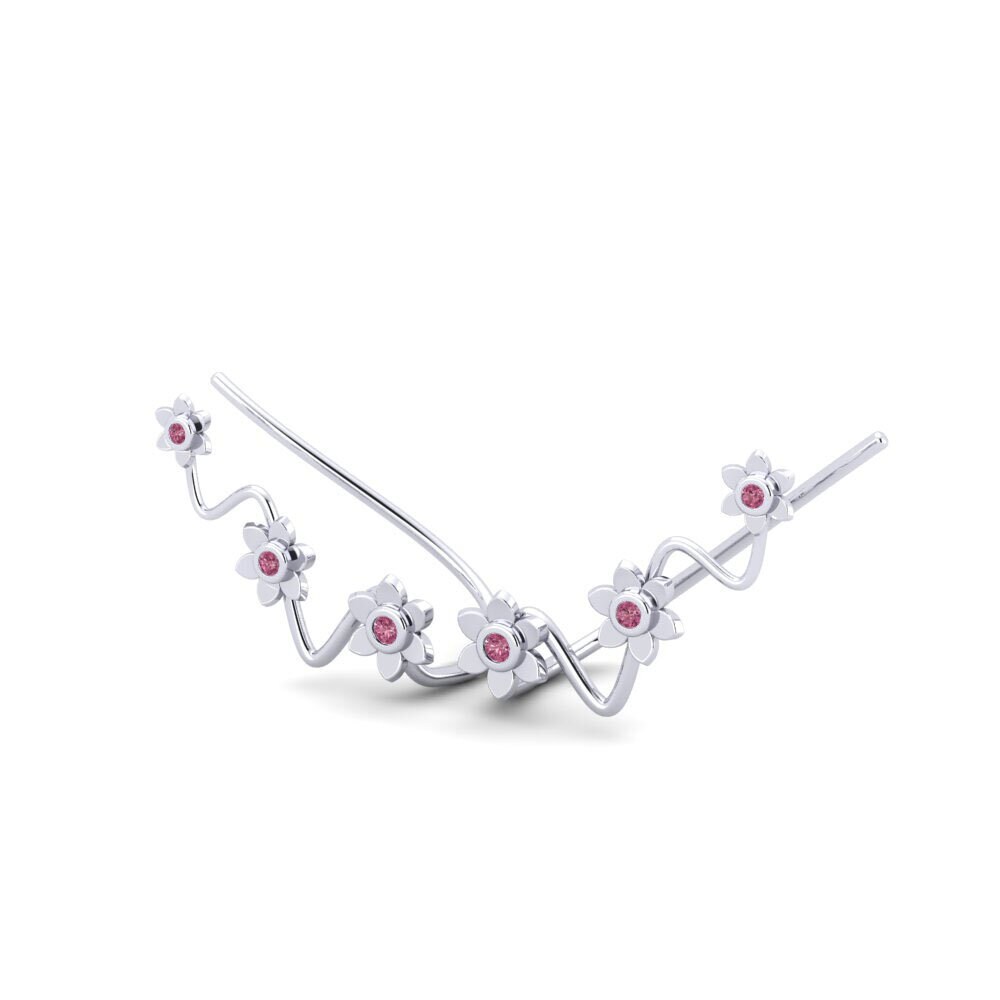 Grenat de Rhodolite Boucle d'oreille femme Eodo