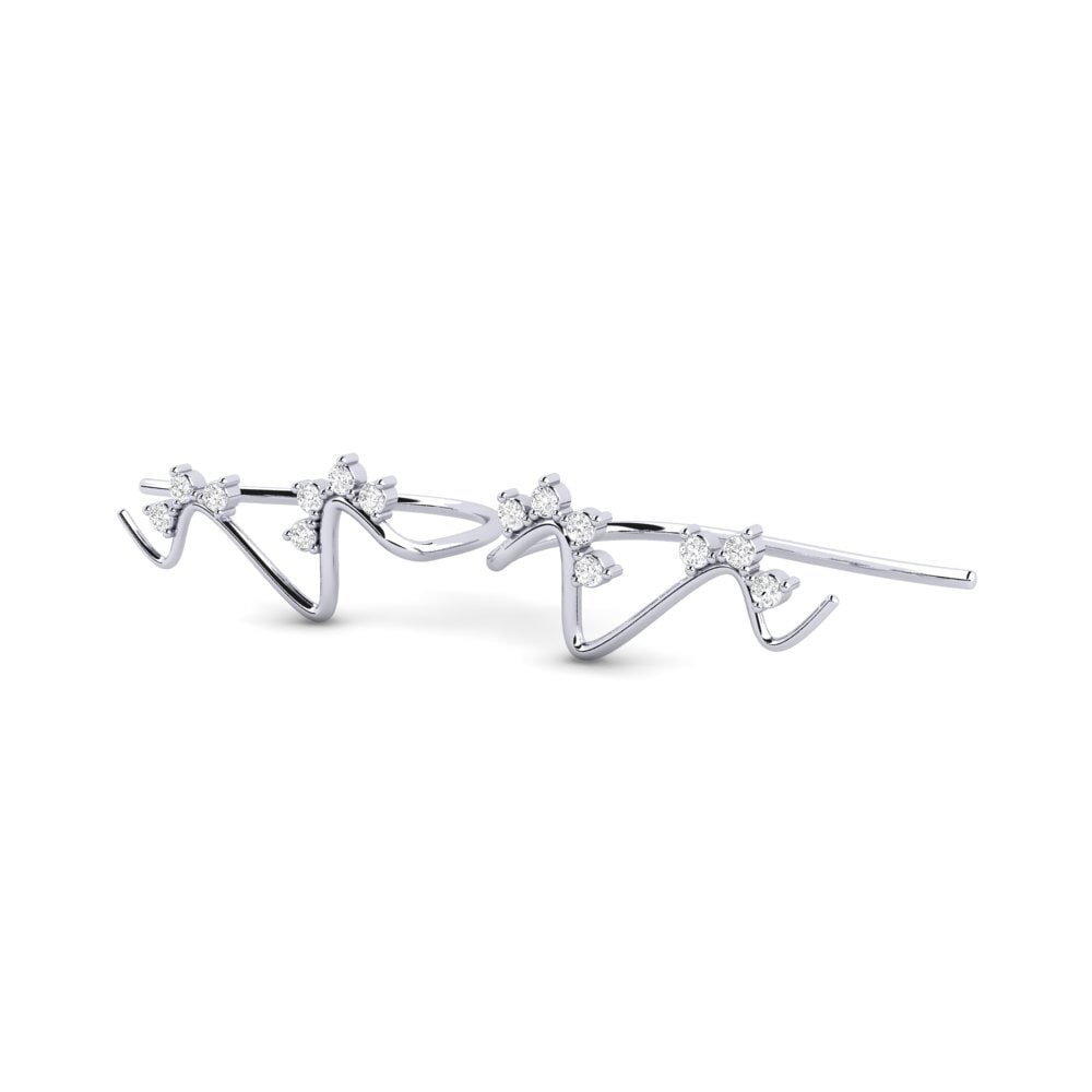 White sapphire Women's Earring Fromaskus