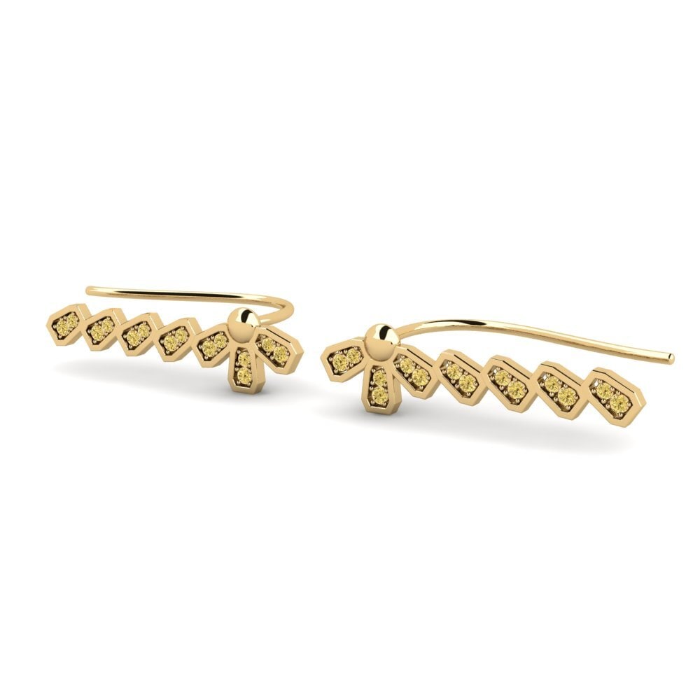 Yellow Diamond Women's Earring Higi
