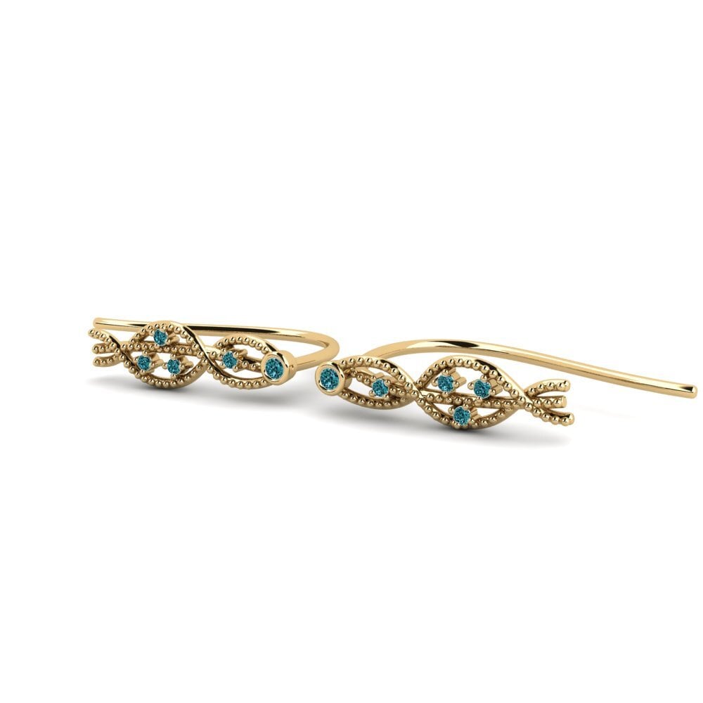 Blue Diamond Women's Earring Kracc