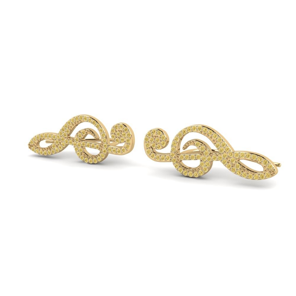 Yellow Diamond Women's Earring Kynn