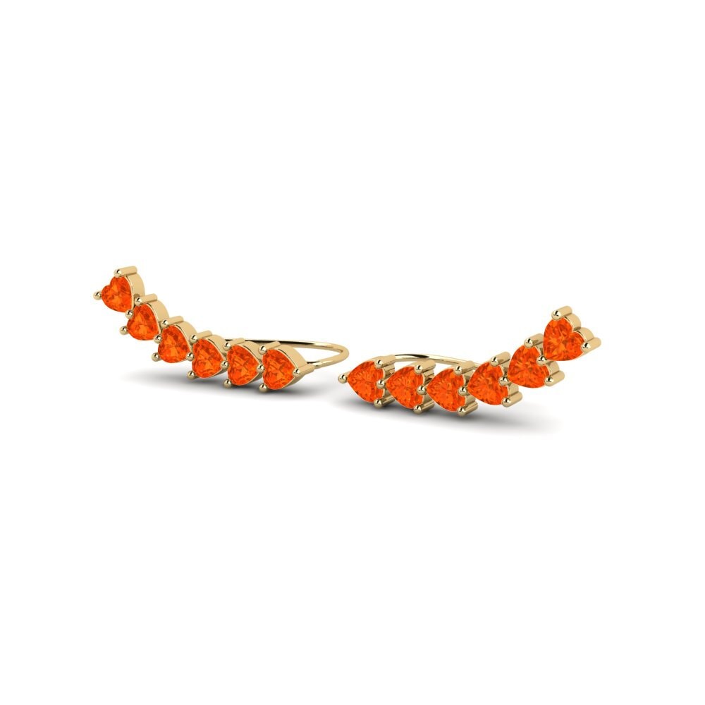 Feueropal Damen ohrring Lalak