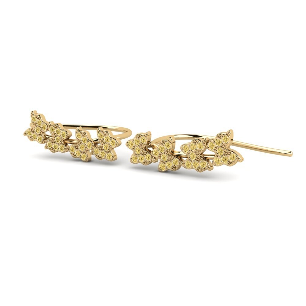 Yellow Diamond Women's Earring Meriolsa