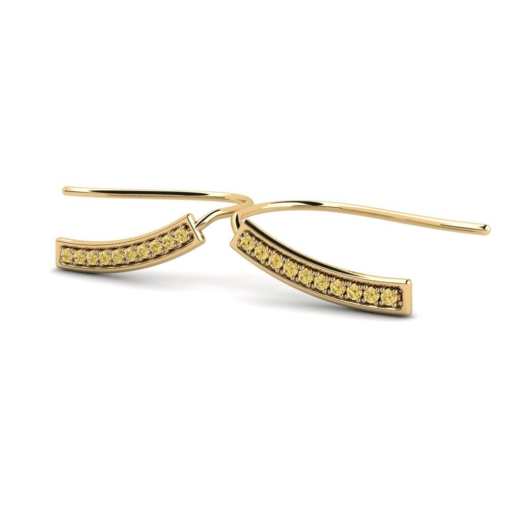 Yellow Diamond Women's Earring Namom