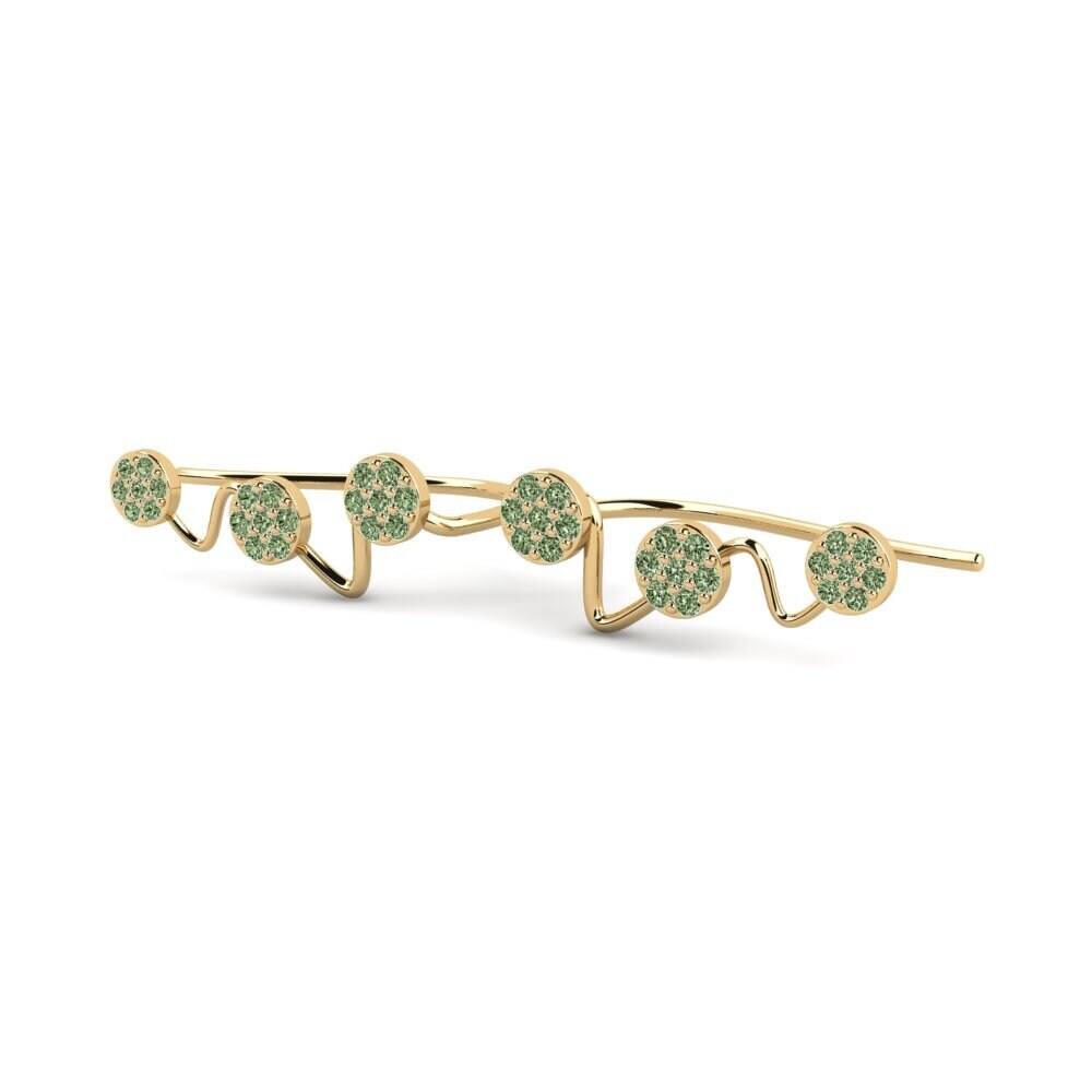 Diamant Vert Boucle d'oreille femme Nexeneo