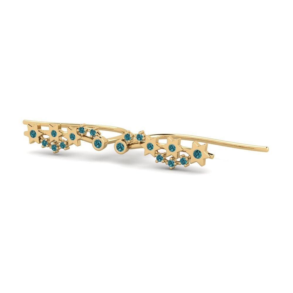 Blue Diamond Women's Earring Ododen